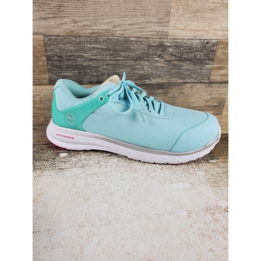 Timberland Pro Drivetrain Womens Work Shoes Sz 9 Ice Morn Silver Composite Toe